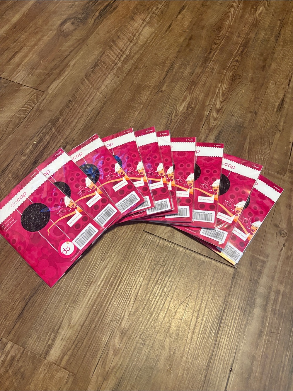 Disposable Black Hair Nets — Pack of 10 2 Packs